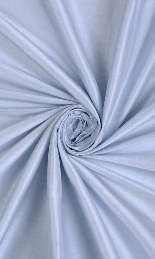 Shantung Silk Roman Shades (Ice Blue)