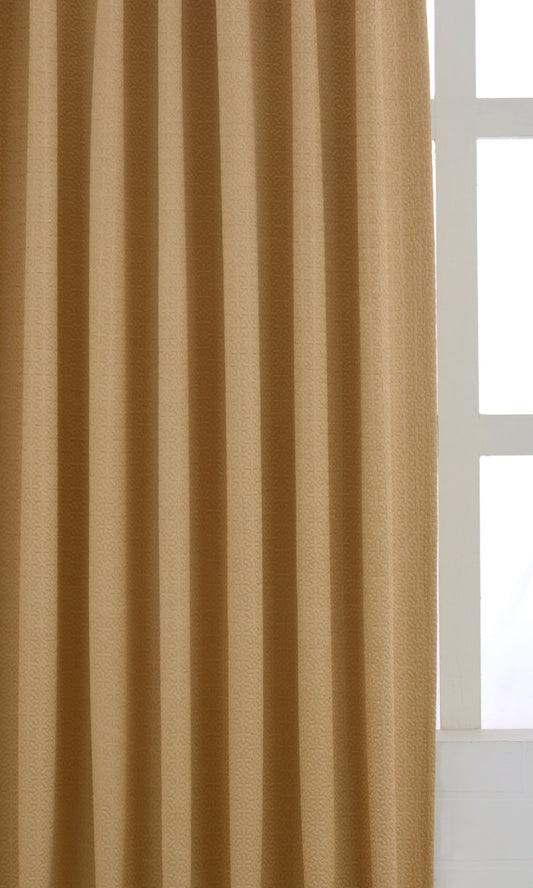 Blackout  Home Decor Fabric Sample (Mustard Yellow)