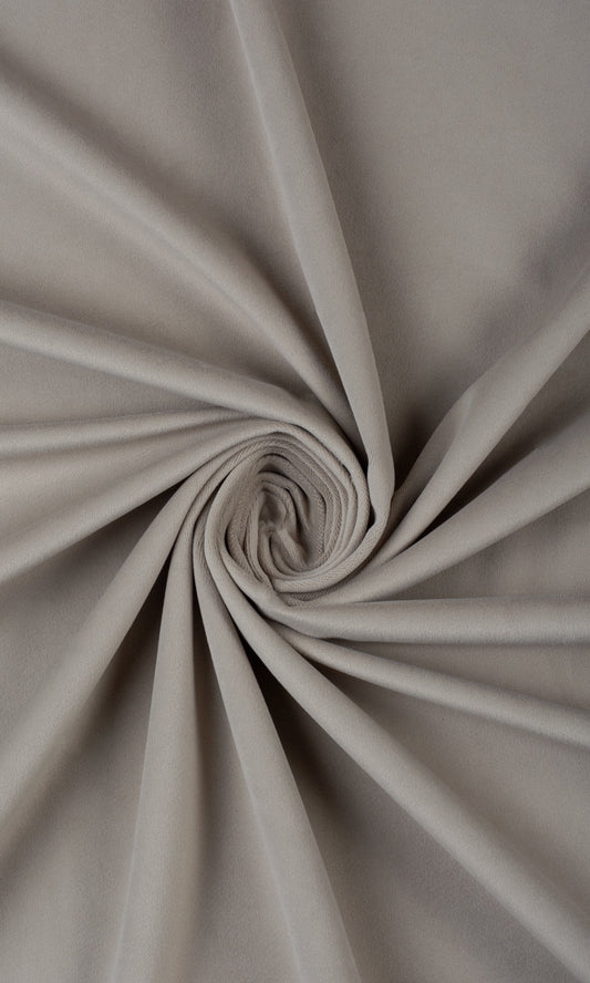 Velvet Home Decor Fabric By the Yard (Greige)