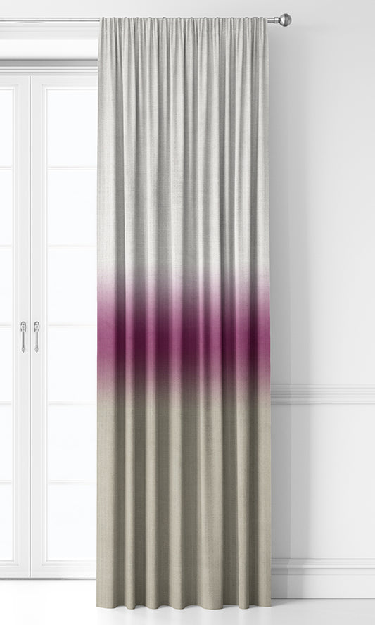 3-Tone Ombre Home Decor Fabric By the Yard (Pink/ Warm Beige)