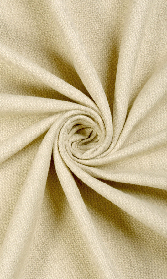 Linen Blend Home Decor Fabric By the Yard (Beige)
