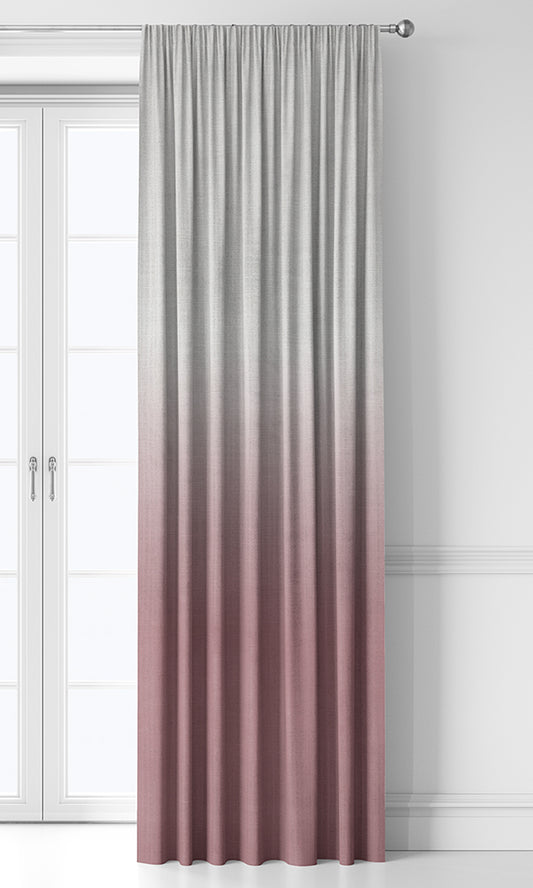2-Tone Ombre Home Decor Fabric By the Yard (Pink)