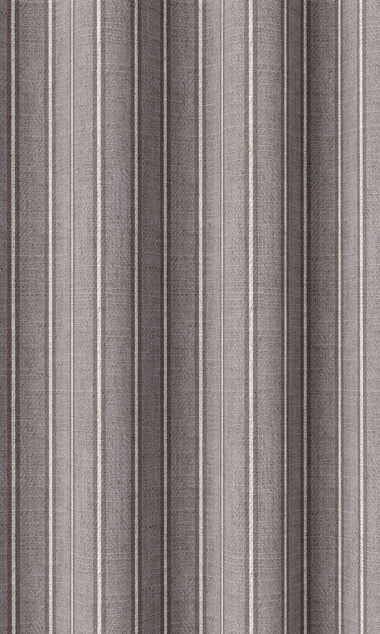 Modern Striped Home Decor Fabric Sample (Plum Purple)