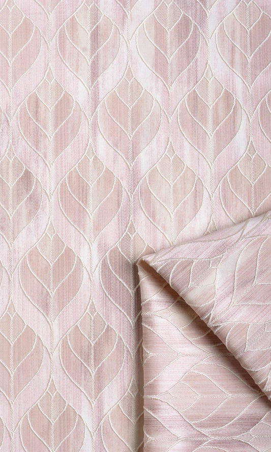 Petal Patterned Roman Shades (Pale Pink)