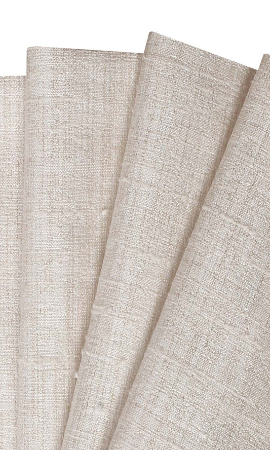 Textured Home Decor Fabric Sample (Ivory/ Pale Beige)