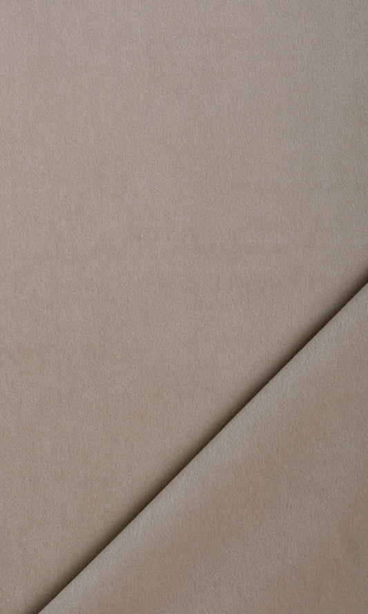 Velvet Home Decor Fabric By the Yard (Taupe)