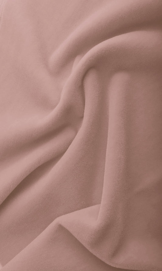 Velvet Window Curtains (Rose Pink)