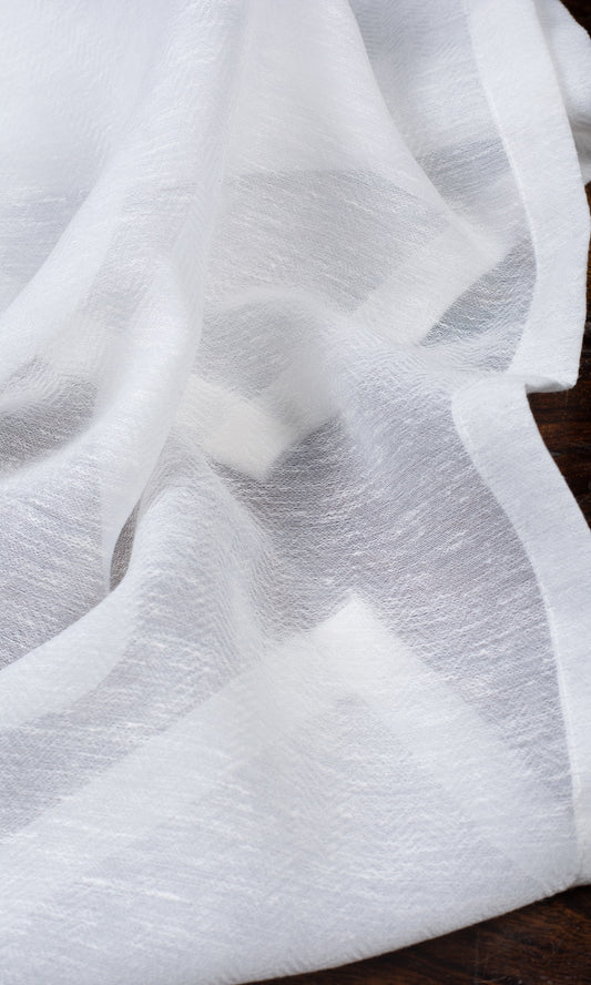 Textured Sheer Shades (White)