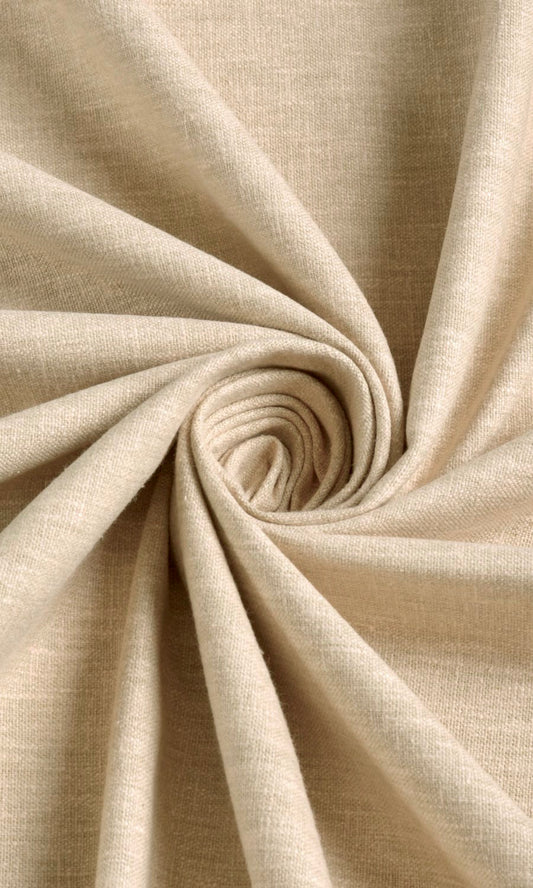 Linen Texture Drapery (Wheat Beige)