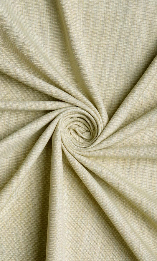 Plain Linen Texture Drapery (Pale Yellow-Green)