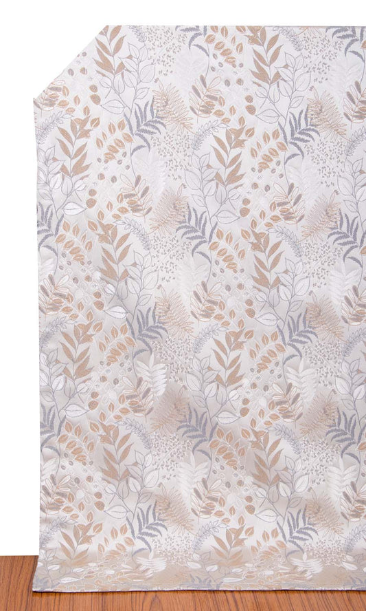 Botanical Home Decor Fabric Sample (Gray)