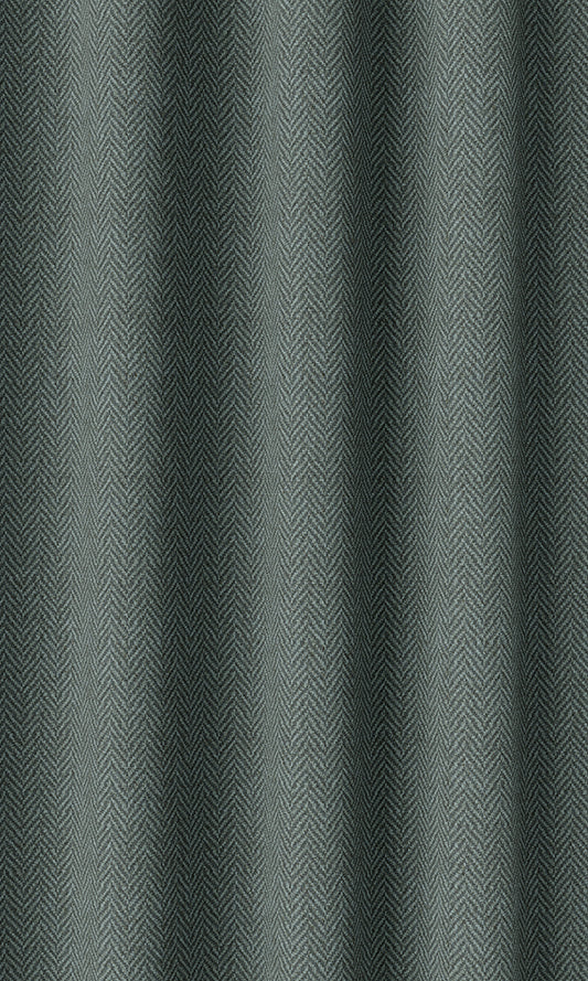 Herringbone Textured Home Decor Fabric Sample (Blue)