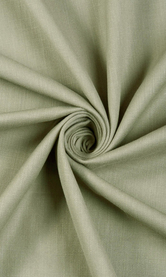 Poly-Cotton Window Curtains (Green)