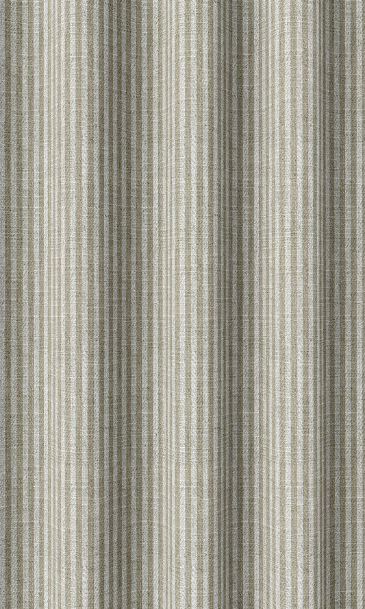 Pinstripe Home Decor Fabric By the Yard (Beige/ White)