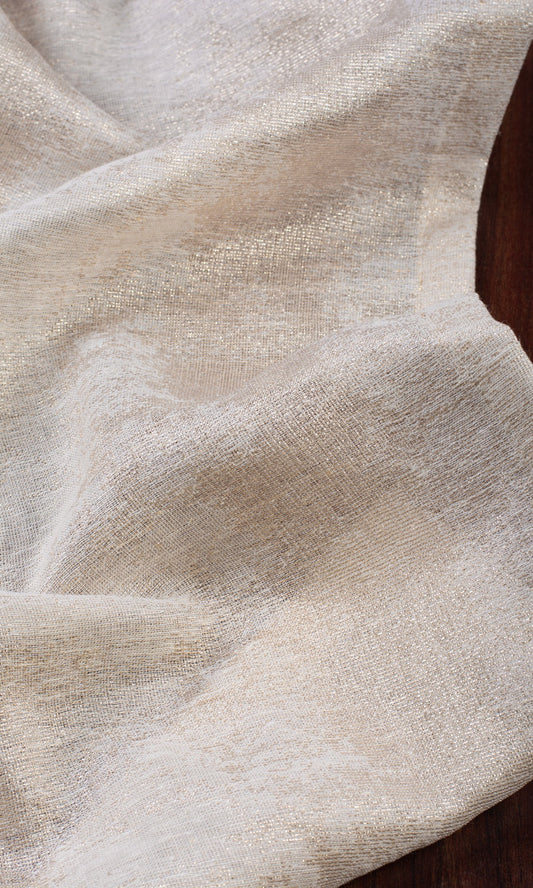 Textured Curtain Panels (Ivory/ Golden)