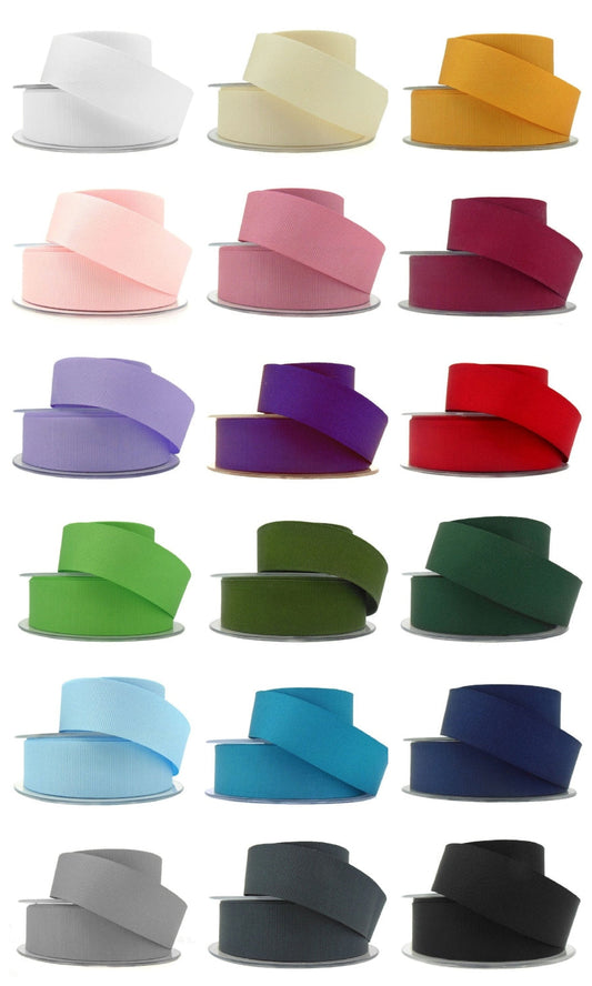 Grosgrain ribbon trimming