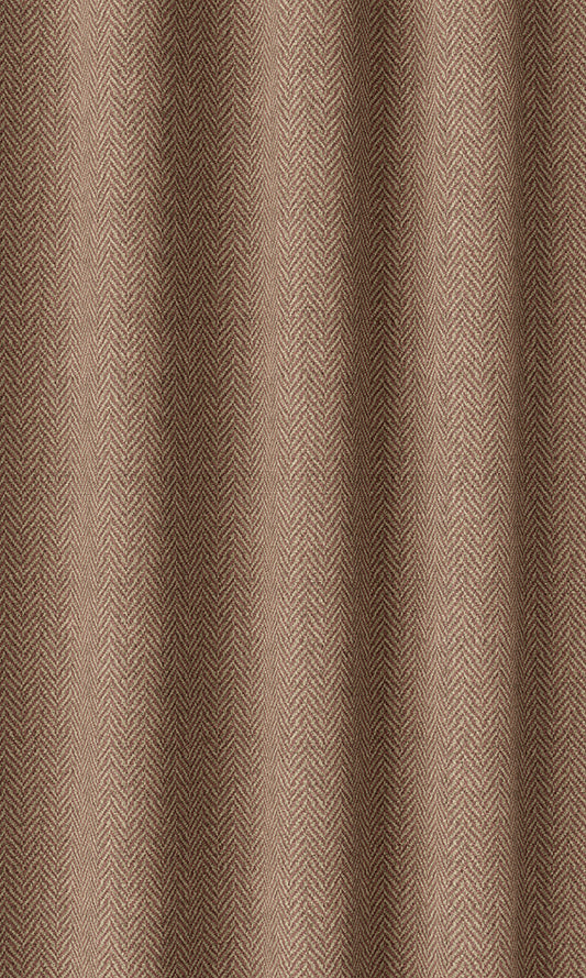 Herringbone Textured Drapery (Orange)