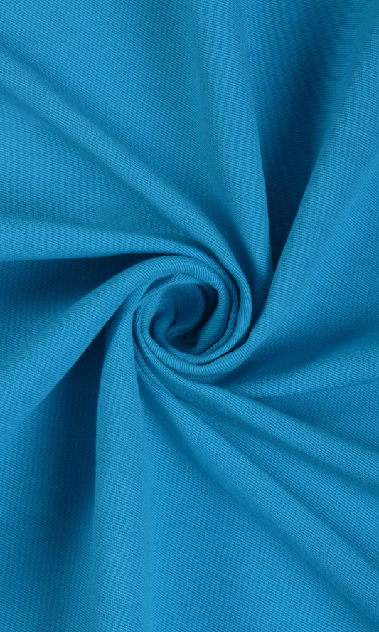 Cotton Fabric Blinds (Blue)