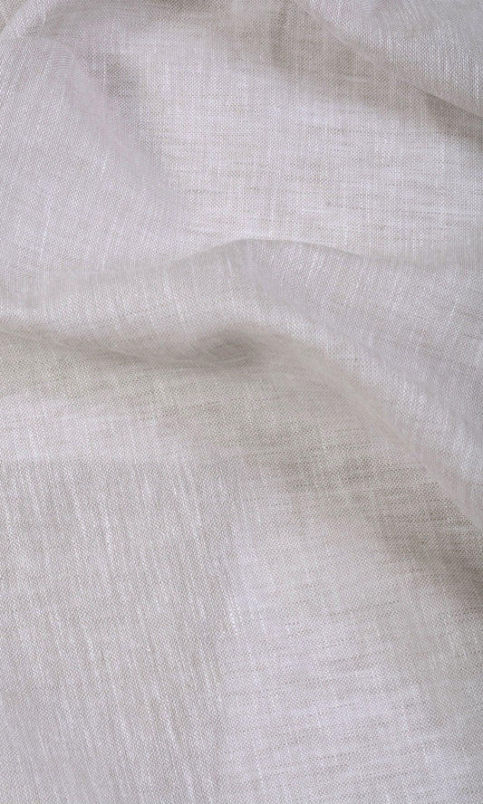 Linen Sheer Home Decor Fabric Sample (Ash Gray/ Abalone Gray)