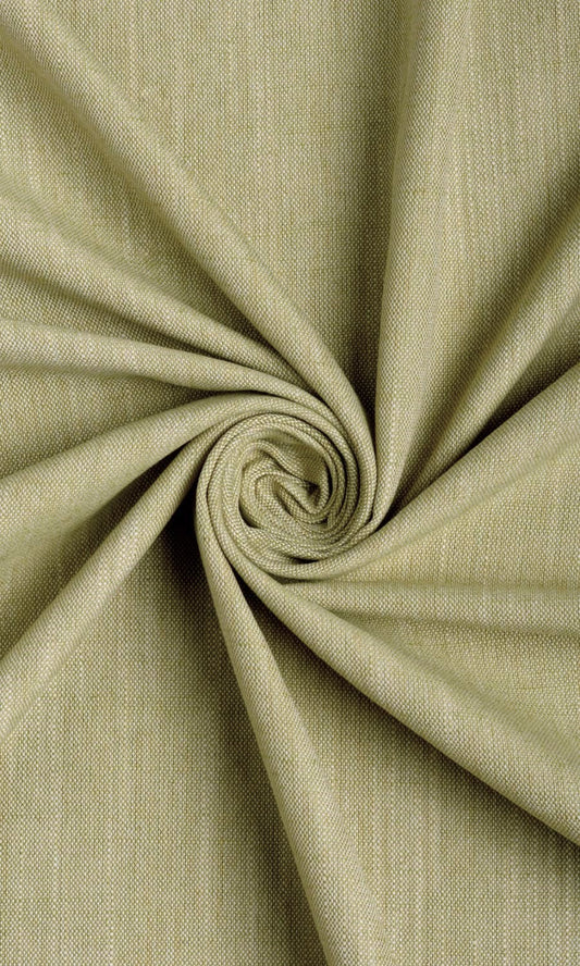 Plain Linen Texture Home Decor Fabric Sample (Green)