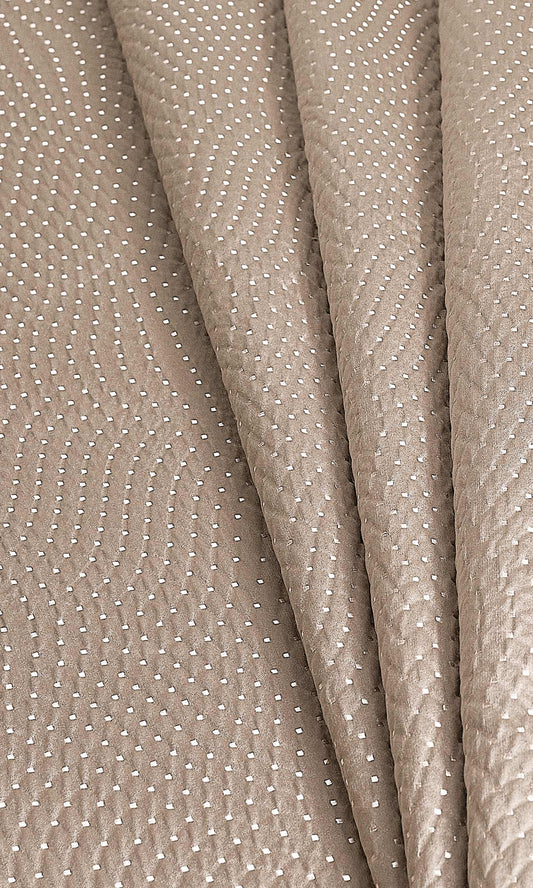 Silk-Blend Home Décor Fabric By the Yard (Caramel Brown)