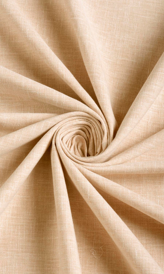 Poly-Cotton Blend Home Decor Fabric Sample (Peach Pink)