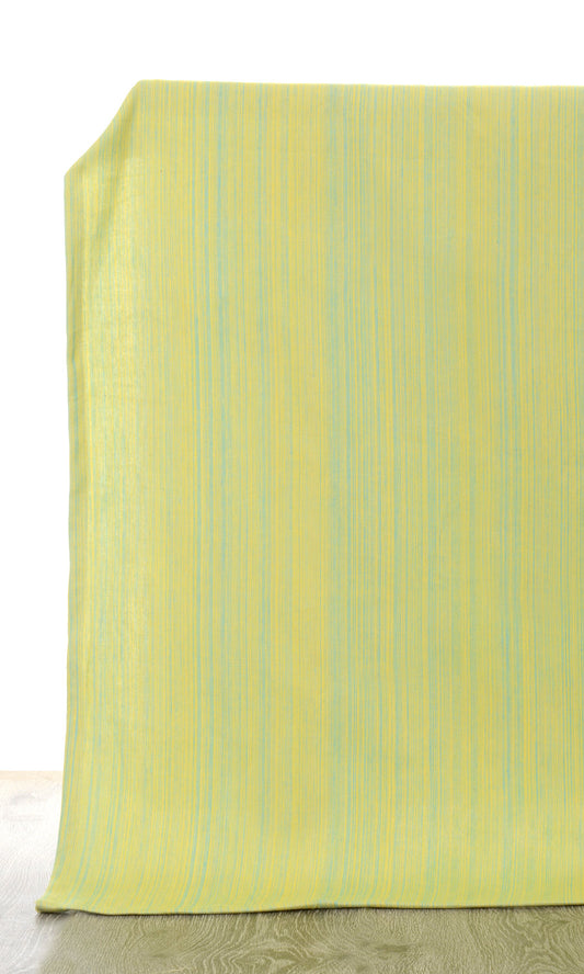 Cotton Window Curtains (Yellow/ Light Green)