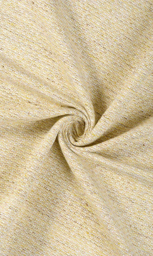 Textured Poly-Cotton Drapery (Yellow)