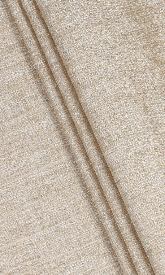 Faux Silk Textured Home Décor Fabric By the Yard (Pale Beige)