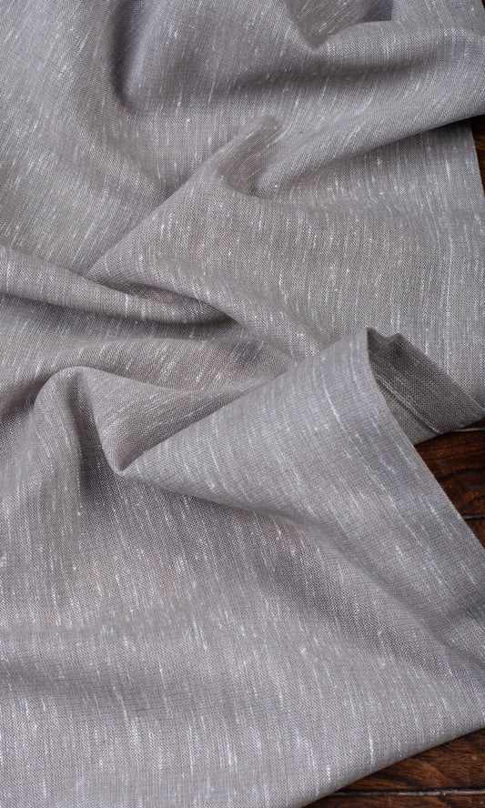Plain Sheer Home Decor Fabric Sample (Warm Grey)