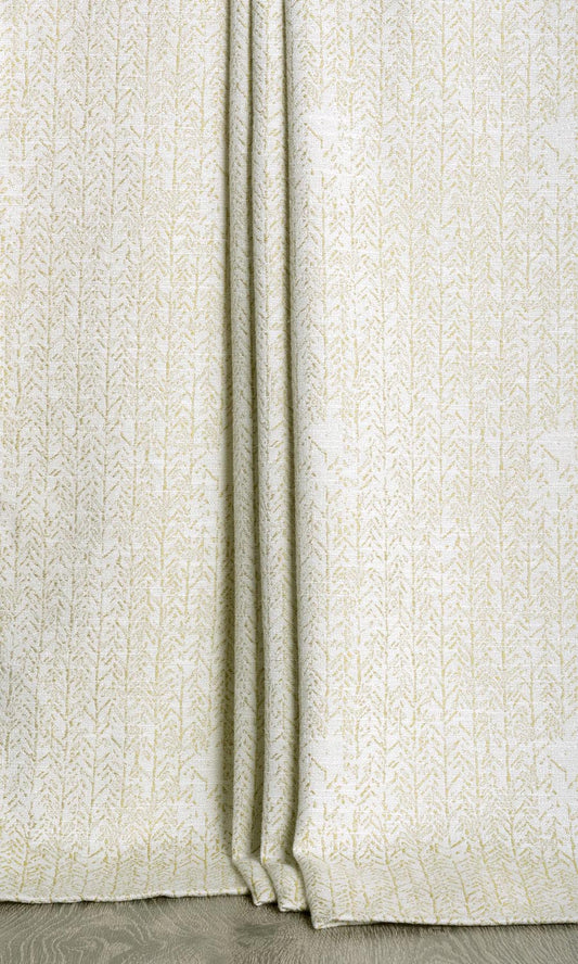 Herringbone Poly-Cotton Home Decor Fabric Sample (Pale Green)