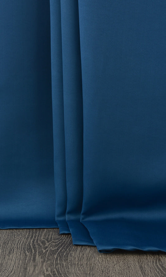 Blackout  Window Curtains (Blue)