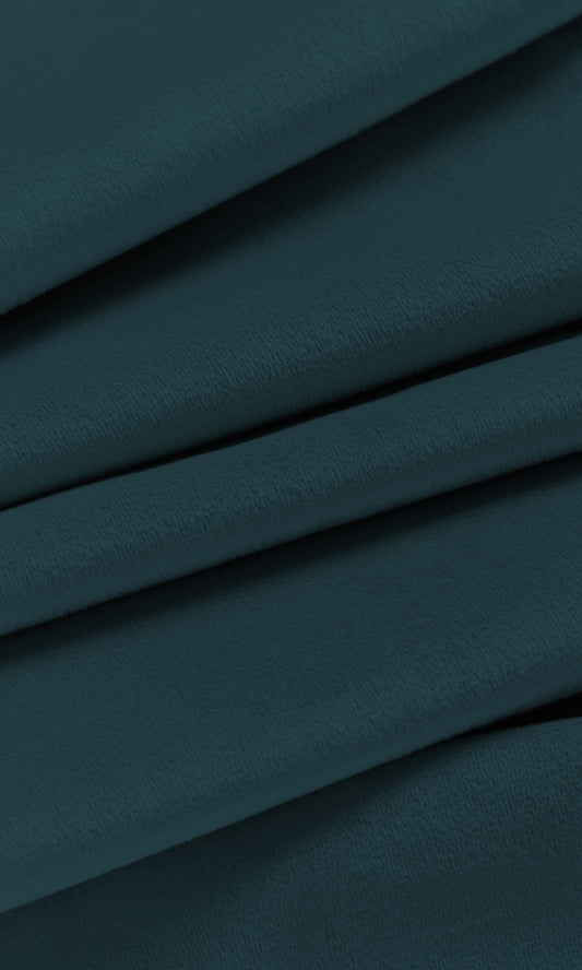 Velvet Home Decor Fabric By the Yard (Deep Blue)