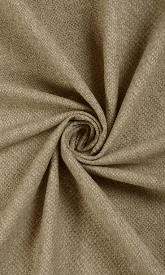 Poly-Linen Curtain Panels (Brown)