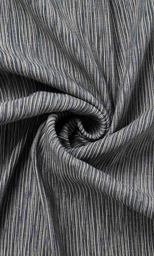 Cotton Window Curtains (Grey)