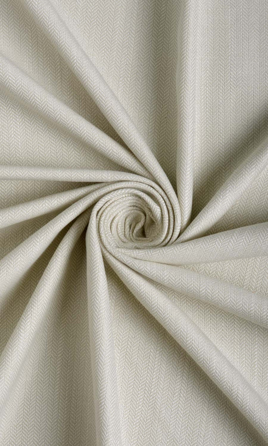 Herringbone Textured Drapes (Pale Grey)